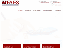 Tablet Screenshot of fafs-uk.com